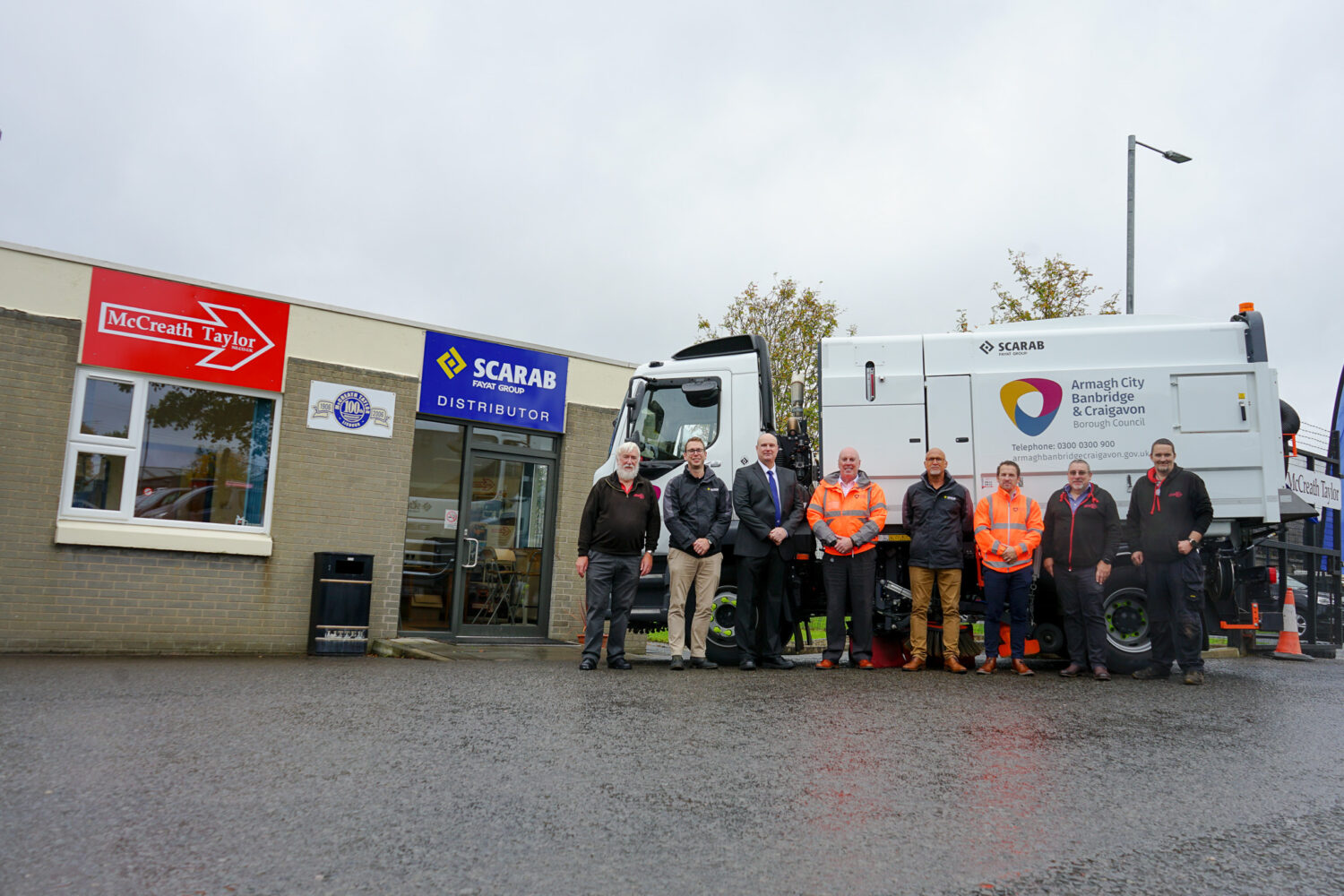 Four Brand New Sweepers for Armagh City, Banbridge and Craigavon Borough Council